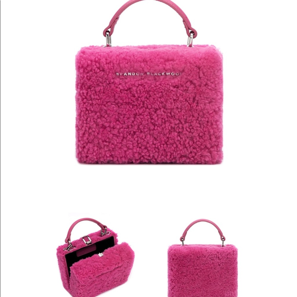 Brandon Blackwood Pink Shearling Trunk
